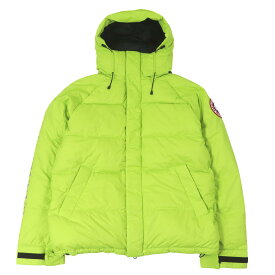美品□CANADA GOOSE カナダグース 2078M APPROACH JACKET ダウンジャケット ライムグリーン M ガーメント付き カナダ製 正規品 メンズ【中古】