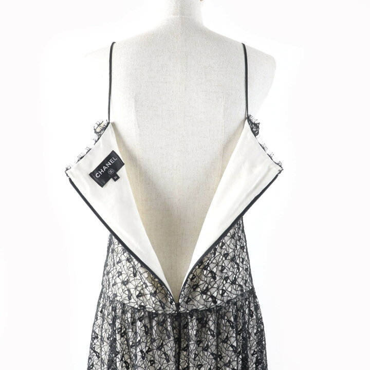 楽天市場】美品☆CHANEL シャネル P56062 ココマーク金具付 総レース  