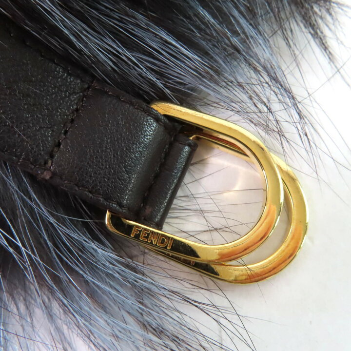 楽天市場】極美品☆FENDI フェンディ フォックスファー レザー使い  