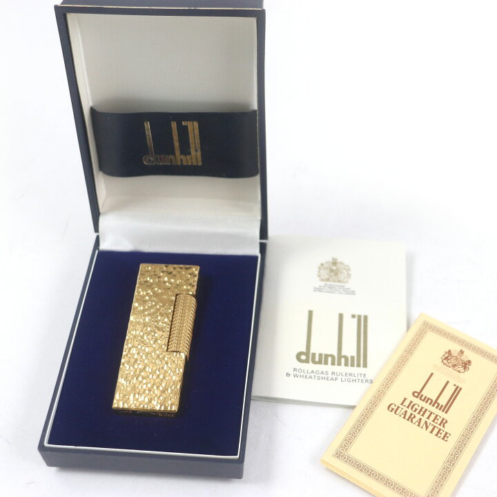 楽天市場】外装極美品□Dunhill ダンヒル 総柄 スクエア ローラー式 