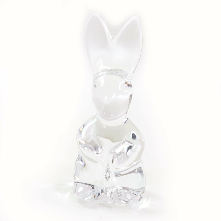 楽天市場】極美品☆Baccarat バカラ クリスタルガラス ウサギ 兎 置物 