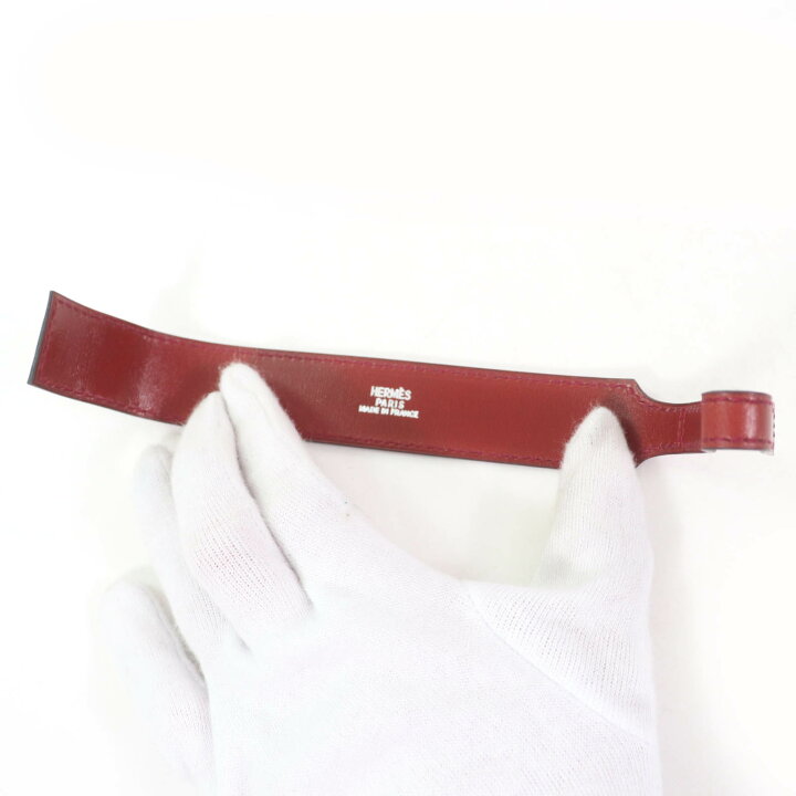 楽天市場】美品☆HERMES エルメス アルテミス ブレスレット レザー 