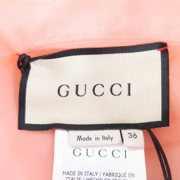 楽天市場】極美品☆GUCCI グッチ 20SS 616556 シルク100% 半袖  