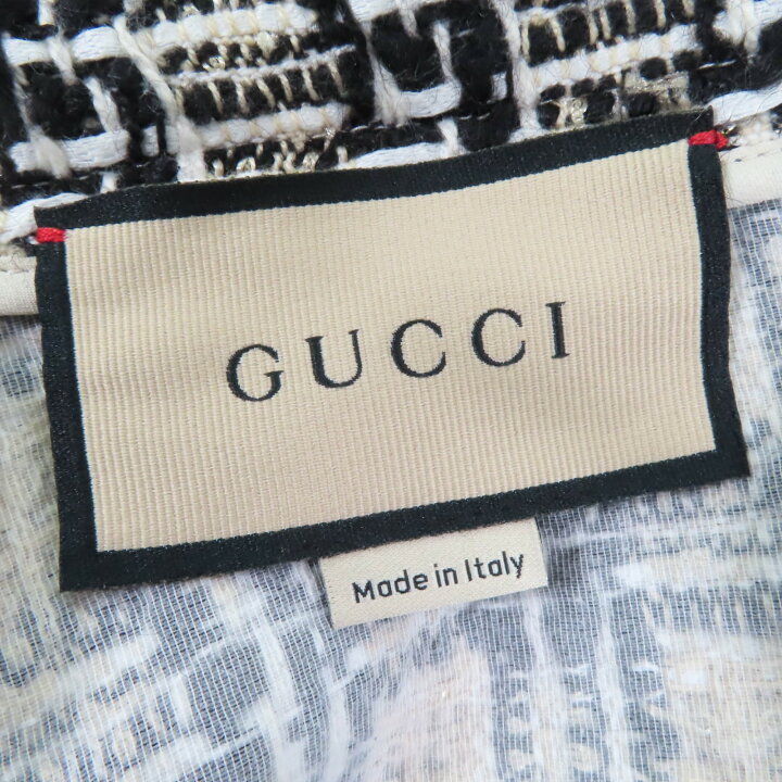 楽天市場】極美品☆GUCCI グッチ 652126 コットン ウール ロング丈  