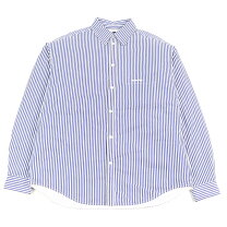 楽天市場】バレンシアガ シャツ ブルー ストライプの通販