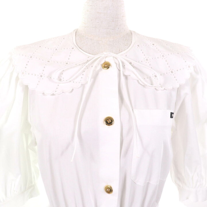 楽天市場】未使用品△Miu Miu ミュウ ミュウ 22SS MF4512 コットン100 