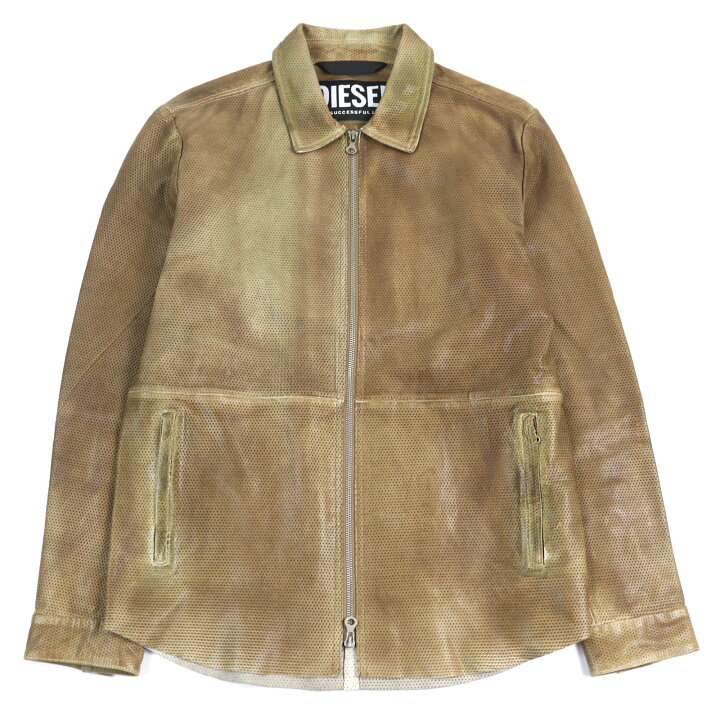 楽天市場】美品○DIESEL ディーゼル 23SS A08807 L-CLIME シープスキン 