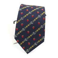 未使用品○GUCCI グッチ 20SS 597093 シルク100% GGロゴ ビー刺繍 パイナップル ストロベリー ネクタイ …