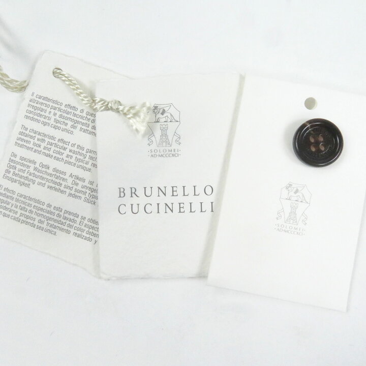 楽天市場】極美品□Brunello Cucinelli ブルネロクチネリ 裏ストライプ  