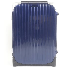 良品□RIMOWA リモワ 880.52.21.2 Limbo リンボ キャビン ポリカーボネート 2輪 スーツケース キャリーバッグ ネイビー ドイツ製 メンズ TSAロック搭載【中古】