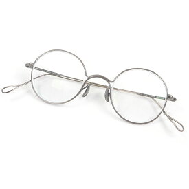 極美品□YUICHI TOYAMA ユウイチトヤマ U-152 Kandinsky ラウンドシェイプ メタルフレーム メガネ 眼鏡 アイウェア シルバー 44□22-145 度入り 箱・ケース付き 日本製 メンズ【中古】