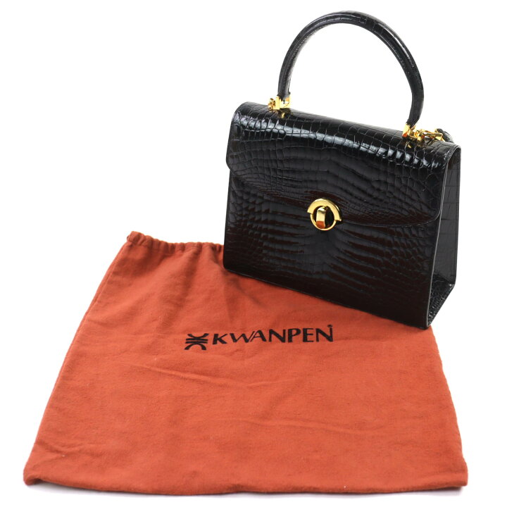楽天市場】美品◇KWANPEN クワンペン シャイニークロコダイルレザー 