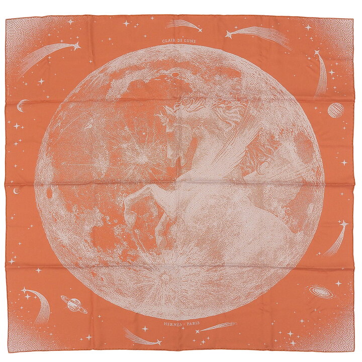 楽天市場】未使用品△HERMES エルメス カレ90 CLAIR DE LUNE クレール 