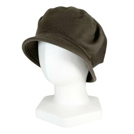 美品▲HERMES エルメス カシミヤ100％ ステッチ クロッシェハット バケット ハット ブラウン 56 フランス製 正規品 レディース 【中古】