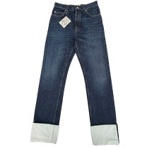 フィッシャーマン ロエベデニム LOEWE ロエベ TURN-UP DENIM JEANS 