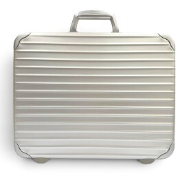 美品▼RIMOWA リモワ 908.07.20 TOPAS トパーズ アルミニウム アタッシュケース ブリーフケース ビジネスバッグ シルバー ドイツ製 メンズ【中古】