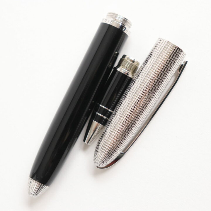 ルイヴィトン ドックキュイール 黒 ロジウム ローラーボール （LAMY  