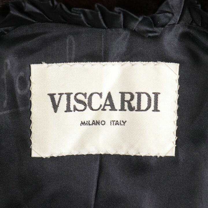 楽天市場】極美品☆VISCARDI ビスカルディ MINK ミンク 本毛皮コート  