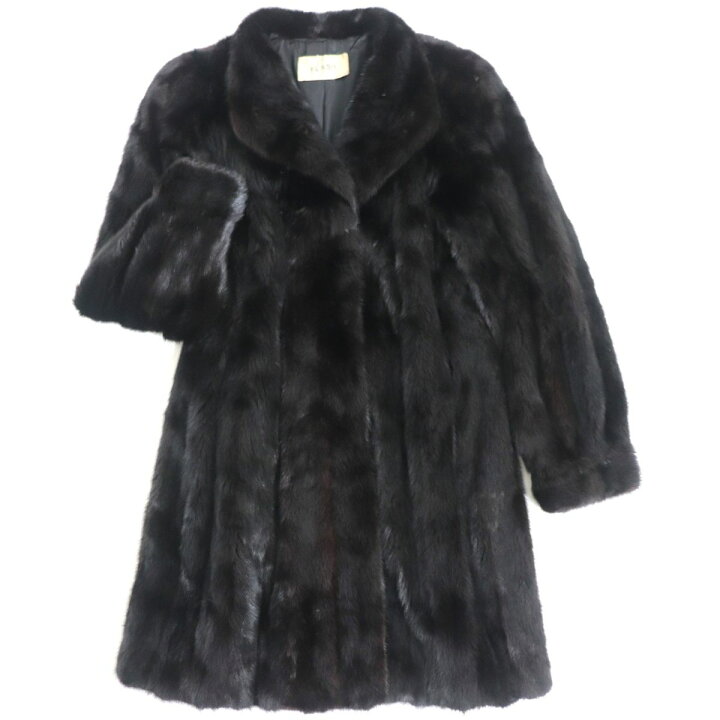 楽天市場】毛並み極美品▽MOONBAT ムーンバット MINK ミンク 本毛皮 
