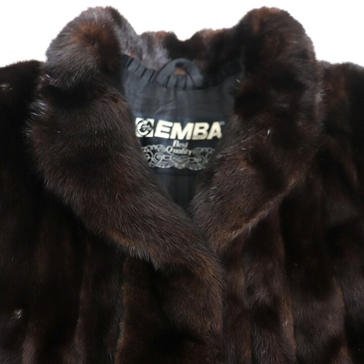 楽天市場】良品▽EMBA エンバ BLACKGLAMA ブラックグラマ MINK ミンク 