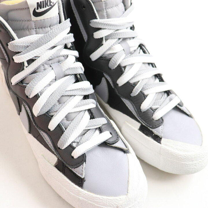美品■NIKE ナイキ BLAZER MID/SACAI BV0072-002 サカイ コラボ ブレザーミッド スニーカー ウルフグレー メンズ 箱&替紐付き【中古】 | 衣類&ブランドリサイクル GREEN