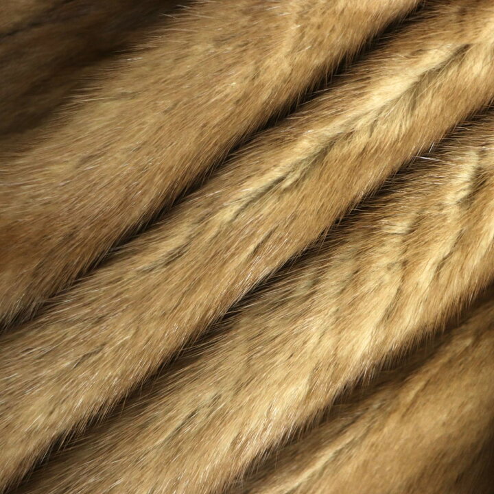 楽天市場】極美品◇MOONBAT ムーンバット MINK パステルミンク 本毛皮 