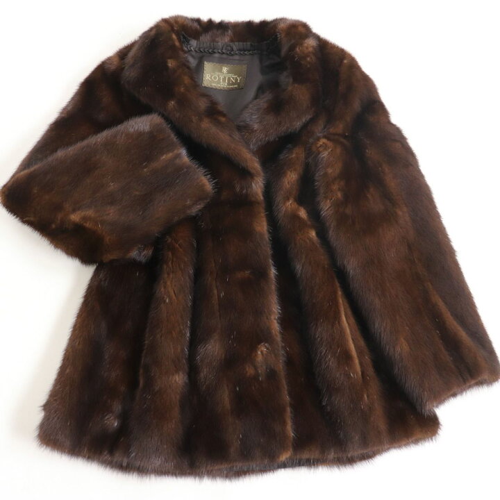 楽天市場】美品☆ROTINY ロティニー MINK ミンク 本毛皮コート 