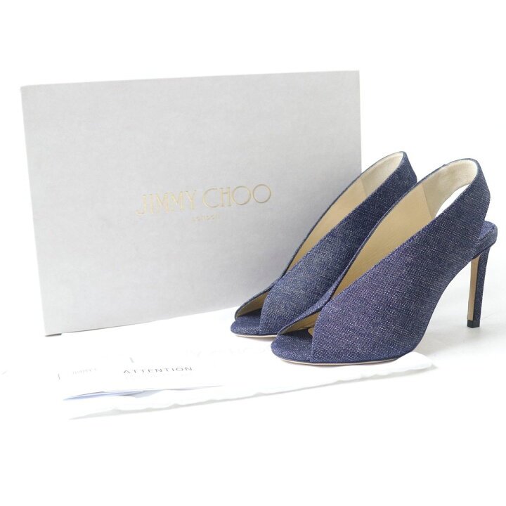 楽天市場】未使用品◇JIMMY CHOO ジミーチュウ SHAR85 オープントゥ 