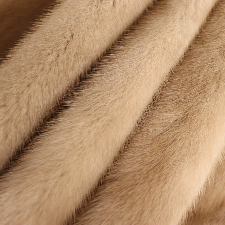 楽天市場】極美品☆EMBA MINK エンバ ミンク 本毛皮ポンチョ/ケープ  