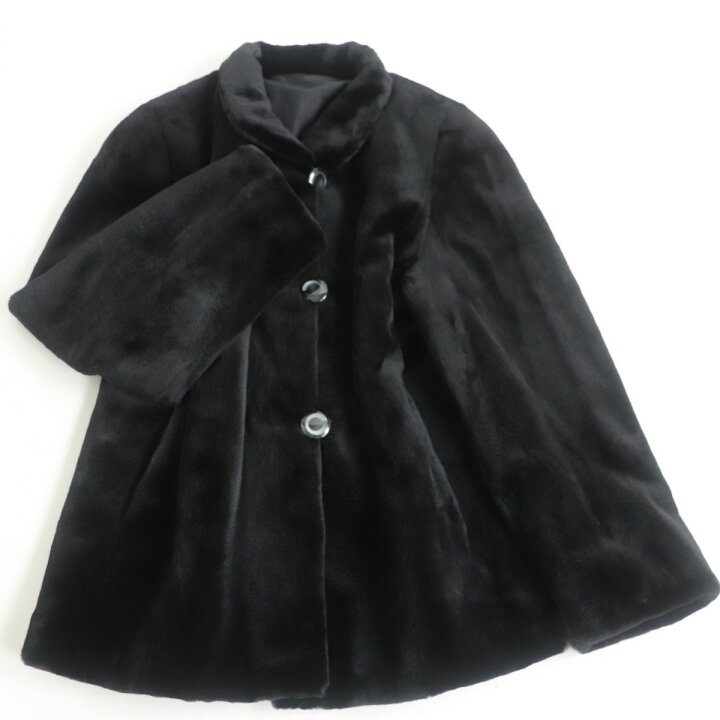 楽天市場】極美品☆MINK シェアードミンク リバーシブル 本毛皮コート 