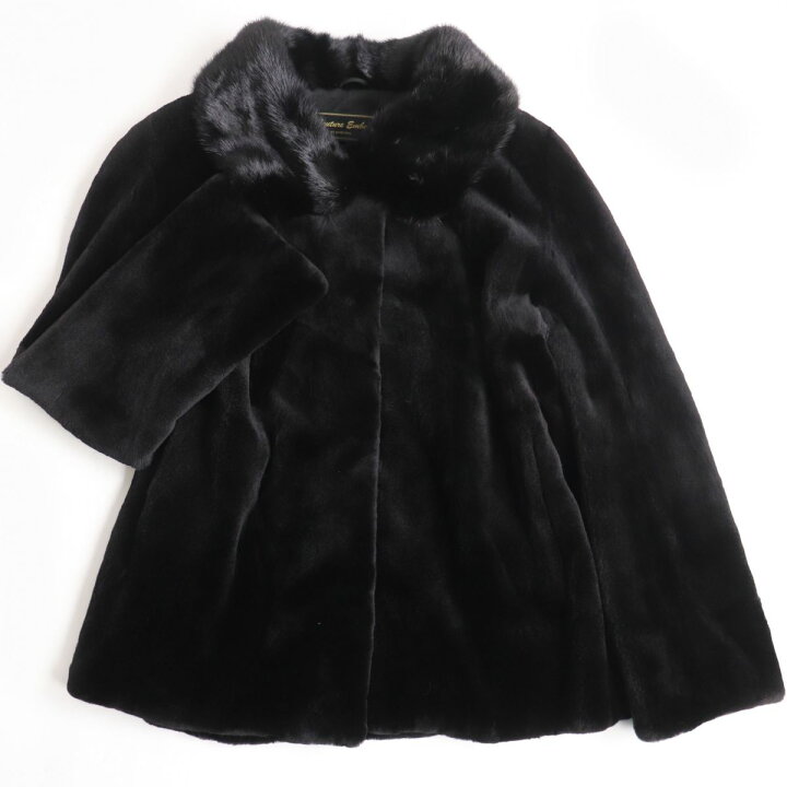 楽天市場】美品☆EMBA エンバ シェアードミンク×襟元ミンク 本毛皮  