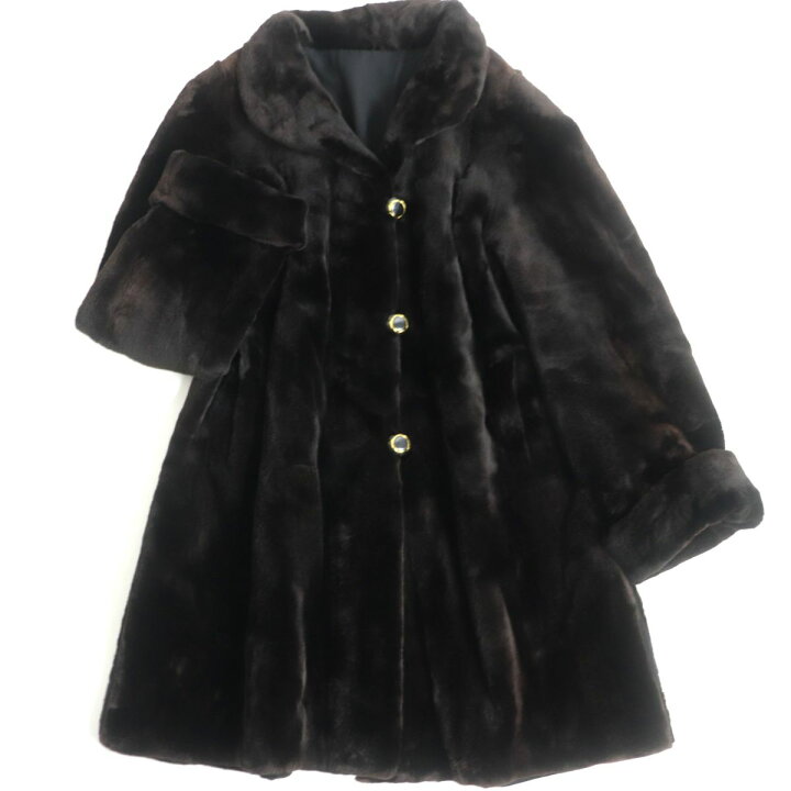 楽天市場】美品▽MINK シェアードミンク リバーシブル 本毛皮 
