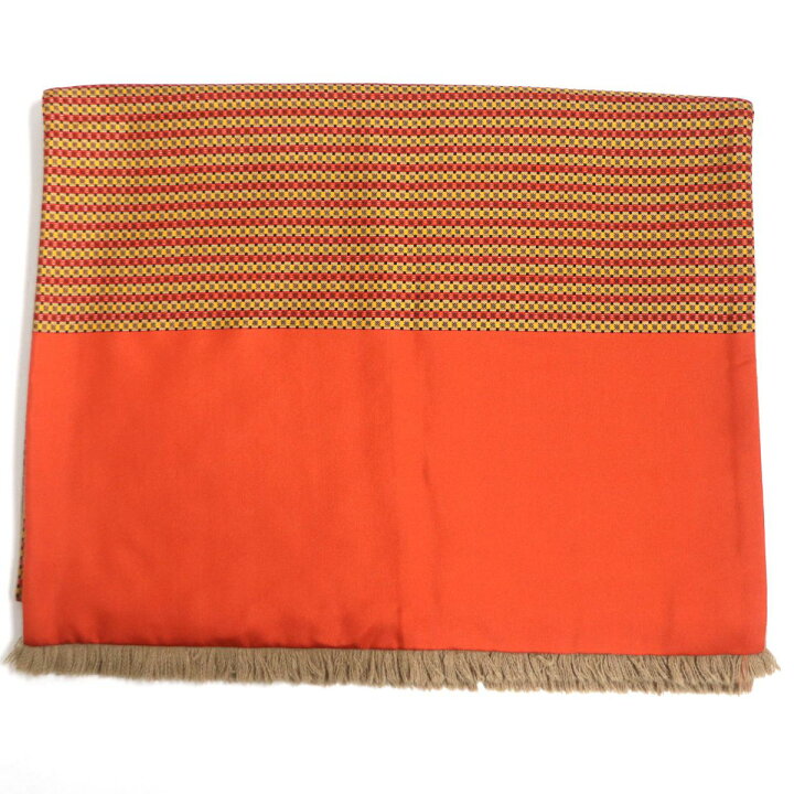 楽天市場】極美品▽HERMES エルメス チェック柄/総柄 アンゴラ100 