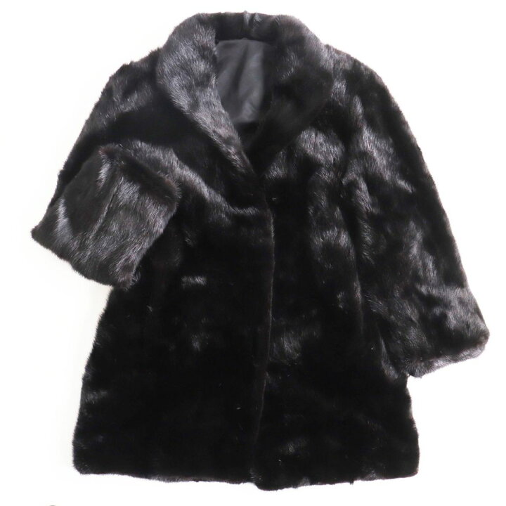楽天市場】美品○MINK ミンク 逆毛 本毛皮ショートコート ジャケット 