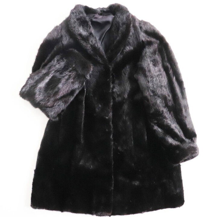 楽天市場】毛並み美品○MINK ミンク 本毛皮ショートコート ジャケット 