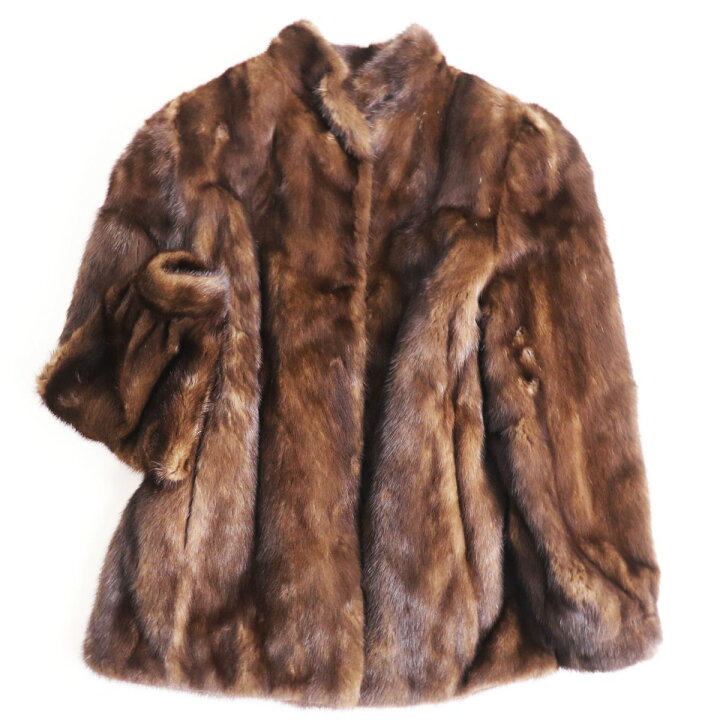 楽天市場】極美品○SAGA MINK サガミンク 本毛皮ショートコート 