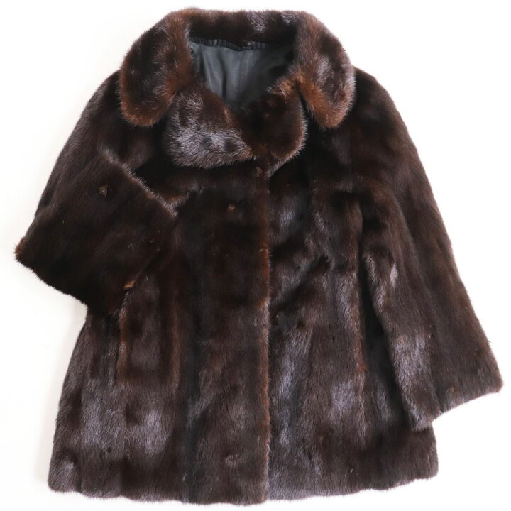楽天市場】毛並み美品○Revillon MINK レブロン ミンク 逆毛切り替え  