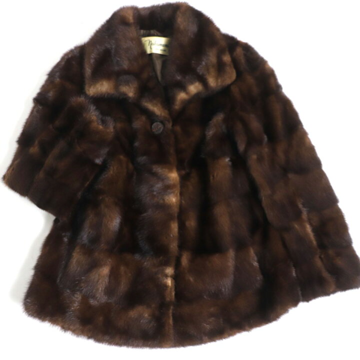 楽天市場】良品▽Nakamura Fur ナカムラファー MINK ミンク 本毛皮  