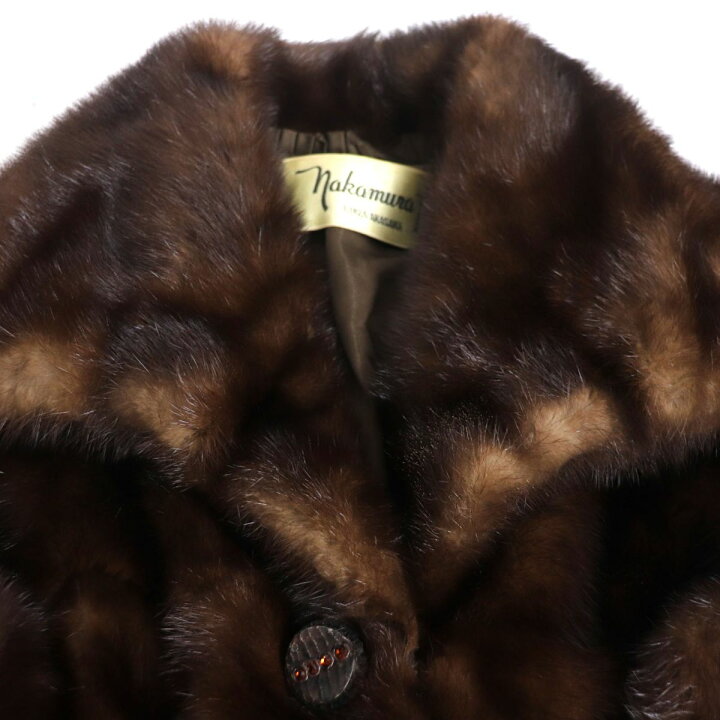 楽天市場】良品▽Nakamura Fur ナカムラファー MINK ミンク 本毛皮 