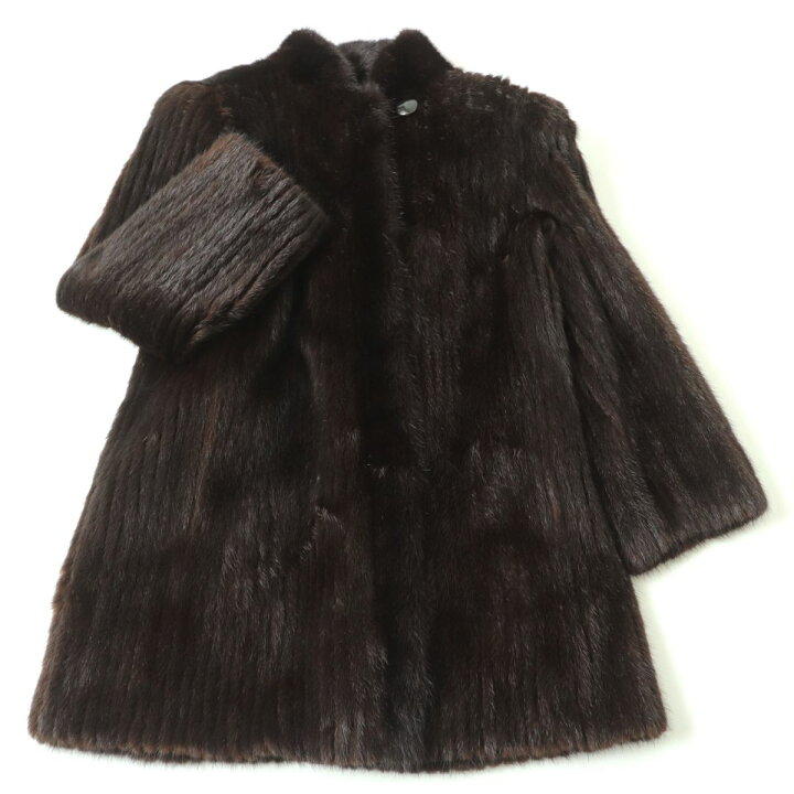 楽天市場】美品☆SAGA MINK サガミンク MINK ミンク デザイン 本毛皮 