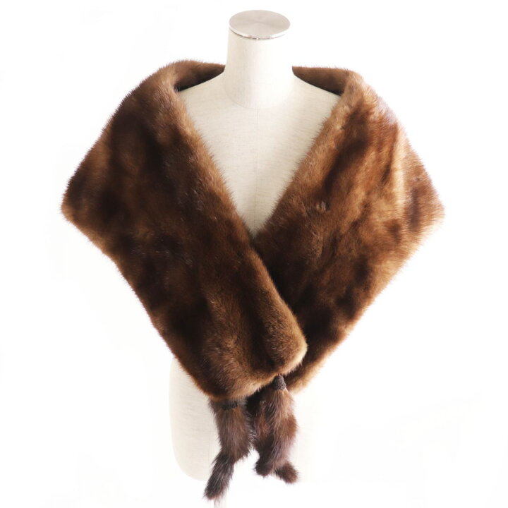 楽天市場】極美品○TOGU MINK ミンク 裏地ロゴ刺繍入り 房付き 本毛皮 