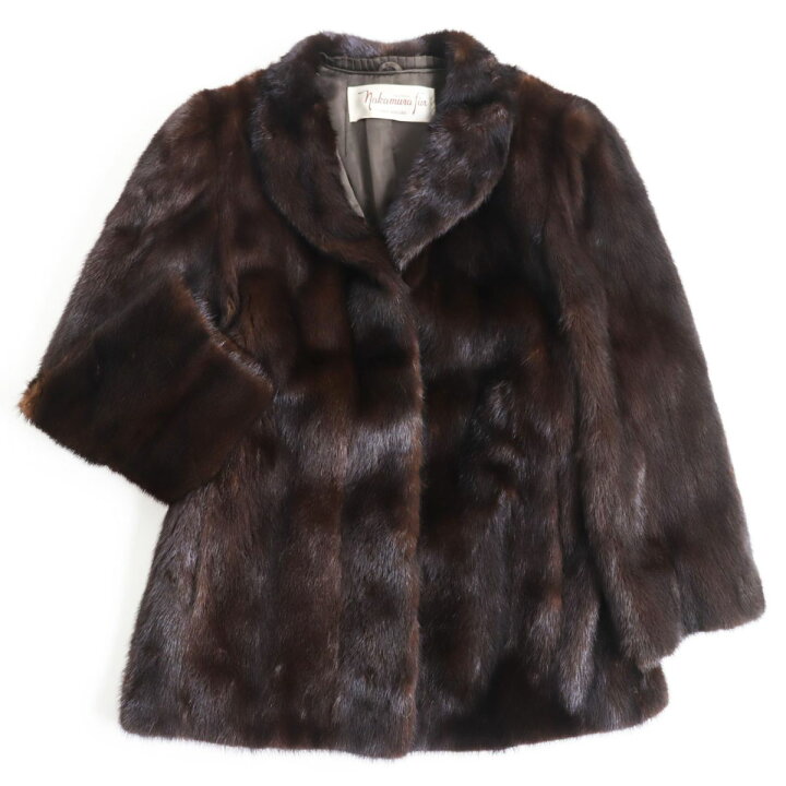 楽天市場】美品○Nakamura Fur ナカムラファー MINK ミンク 本毛皮 