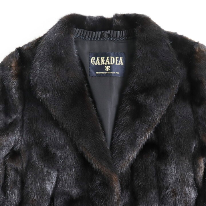 楽天市場】美品○CANADIA カナディア MINK ミンク 本毛皮ショート 