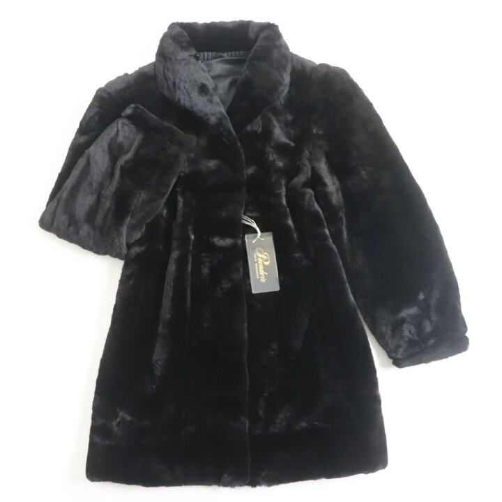 楽天市場】未使用品△MINK シェアードミンク 本毛皮ショートコート 