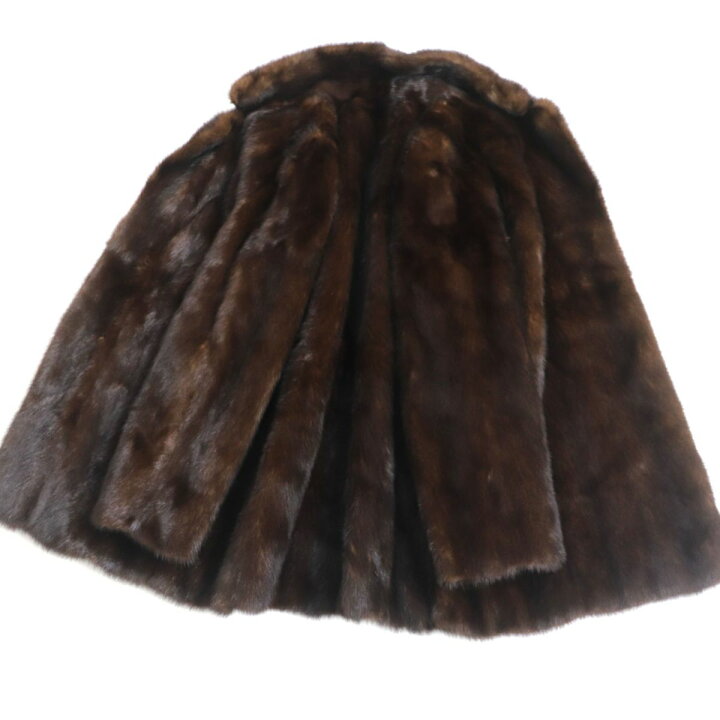 楽天市場】極美品▽SAGA MINK サガミンク 本毛皮コート ブラウン 毛質 