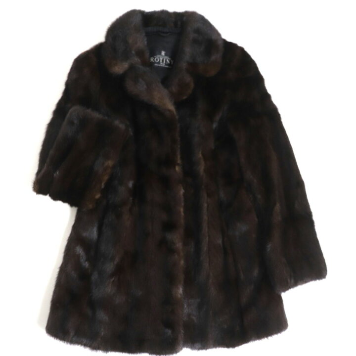 楽天市場】美品▽ROTINY ロティニー MINK ミンク 裏地ロゴ柄 本毛皮 