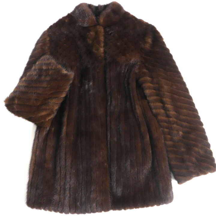 楽天市場】美品▽White Bear ホワイトベアー MINK デザインミンク 裏地 