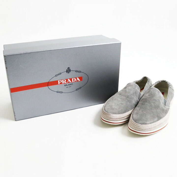 楽天市場】未使用品○PRADA プラダ 4D2363 スウェードレザー 
