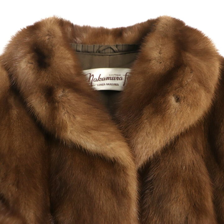 楽天市場】毛並み極美品▽Nakamura Fur ナカムラファー MINK ミンク 本 