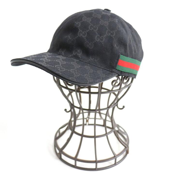 楽天市場】極美品◇GUCCI グッチ 200035 GGキャンバス×レザー ウェブ 